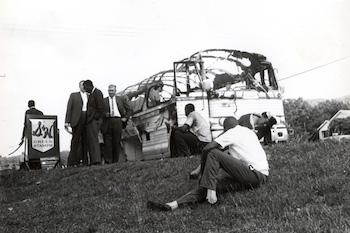 Freedom Riders Attacked In Annison, Alabama - African American Registry