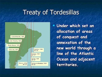 the treaty of tordesillas 1494