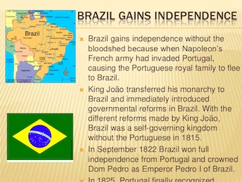 Brazil Gains Independence From Portugal - African American Registry