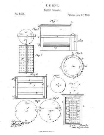 A Black Man Receives a Feather Renovator Patent - African American Registry